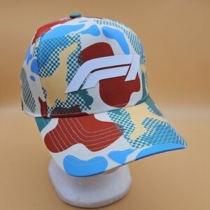 2025 Formula 1 Colorful Camo Hat Cap NWT New Snapback One Size Racing